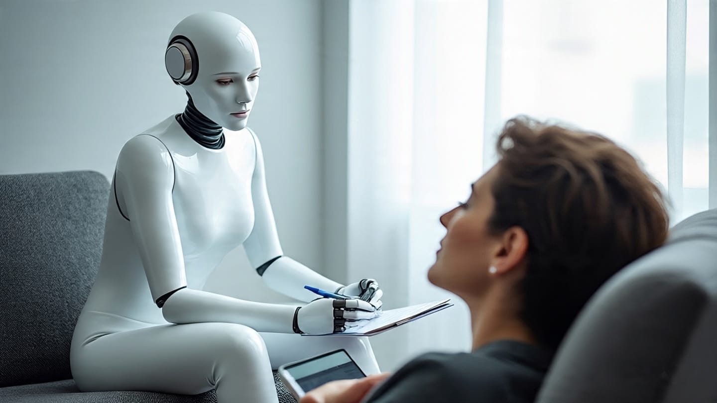 Eliza giving therapy to a human